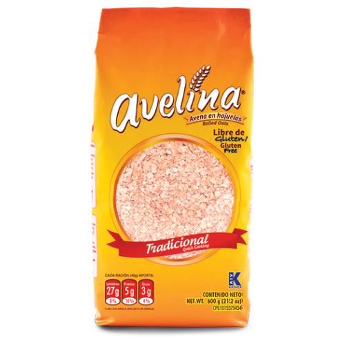 Avena en hojuela libre de gluten Avelina 600g 